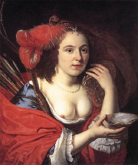 Bartholomeus van der Helst Anna du Pire as Granida Spain oil painting art
